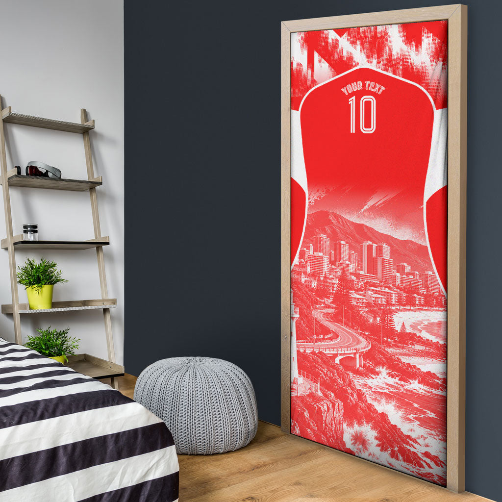 Personalised St. George Illawarra Dragons Mascot Rugby Door Cover Illawarra Coastline Athletic Graphic Print