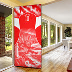 Personalised St. George Illawarra Dragons Mascot Rugby Door Cover Illawarra Coastline Athletic Graphic Print