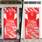 Personalised St. George Illawarra Dragons Mascot Rugby Door Cover Illawarra Coastline Athletic Graphic Print