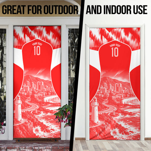 Personalised St. George Illawarra Dragons Mascot Rugby Door Cover Illawarra Coastline Athletic Graphic Print