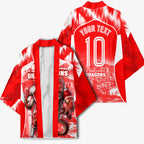 Personalised St. George Illawarra Dragons Mascot Rugby Kimono Illawarra Coastline Athletic Graphic Print