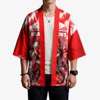 Personalised St. George Illawarra Dragons Mascot Rugby Kimono Illawarra Coastline Athletic Graphic Print