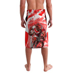 Personalised St. George Illawarra Dragons Mascot Rugby Lavalava Illawarra Coastline Athletic Graphic Print