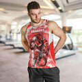 Personalised St. George Illawarra Dragons Mascot Rugby Men Tank Top Illawarra Coastline Athletic Graphic Print