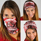 Personalised St. George Illawarra Dragons Mascot Rugby Neck Gaiter Illawarra Coastline Athletic Graphic Print