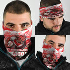 Personalised St. George Illawarra Dragons Mascot Rugby Neck Gaiter Illawarra Coastline Athletic Graphic Print