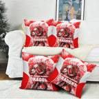 Personalised St. George Illawarra Dragons Mascot Rugby Pillow Cover Illawarra Coastline Athletic Graphic Print