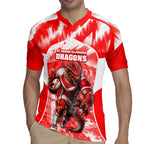 Personalised St. George Illawarra Dragons Mascot Rugby Rugby Jersey Illawarra Coastline Athletic Graphic Print