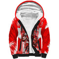 Personalised St. George Illawarra Dragons Mascot Rugby Sherpa Hoodie Illawarra Coastline Athletic Graphic Print