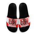 Personalised St. George Illawarra Dragons Mascot Rugby Slide Sandals Illawarra Coastline Athletic Graphic Print