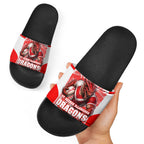 Personalised St. George Illawarra Dragons Mascot Rugby Slide Sandals Illawarra Coastline Athletic Graphic Print