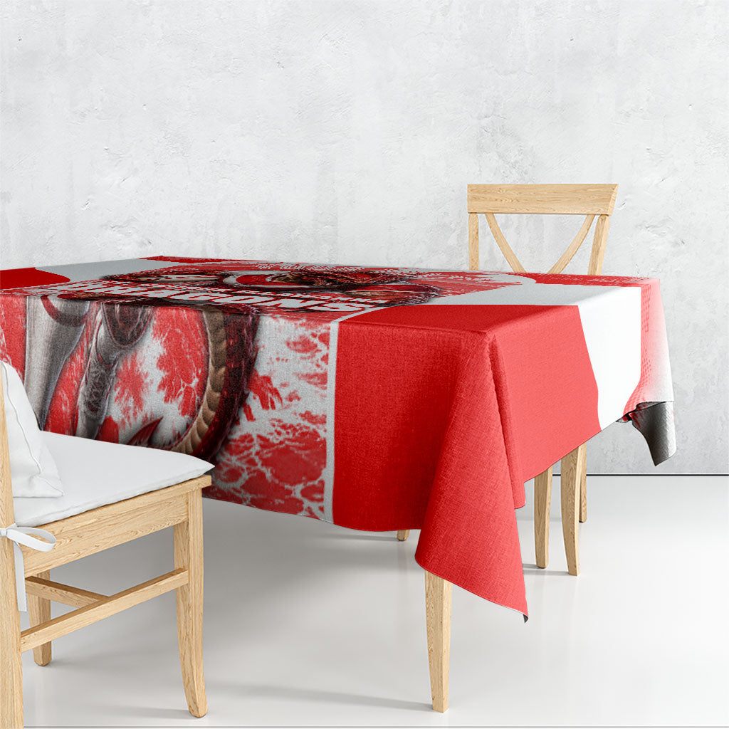 Personalised St. George Illawarra Dragons Mascot Rugby Tablecloth Illawarra Coastline Athletic Graphic Print