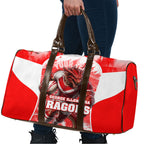 Personalised St. George Illawarra Dragons Mascot Rugby Travel Bag Illawarra Coastline Athletic Graphic Print