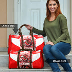 Personalised St. George Illawarra Dragons Mascot Rugby Travel Bag Illawarra Coastline Athletic Graphic Print