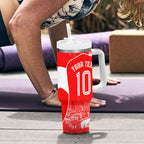 Personalised St. George Illawarra Dragons Mascot Rugby Tumbler With Handle Illawarra Coastline Athletic Graphic Print