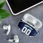 Personalised Carlton Blues Football AirPods Case Superhero Comic Art Dark Geometric City