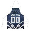 Personalised Carlton Blues Football Apron Superhero Comic Art Dark Geometric City