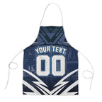 Personalised Carlton Blues Football Apron Superhero Comic Art Dark Geometric City