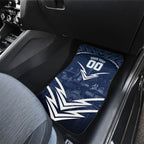 Personalised Carlton Blues Football Car Mats Superhero Comic Art Dark Geometric City