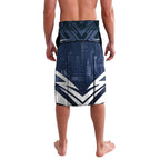 Personalised Carlton Blues Football Lavalava Superhero Comic Art Dark Geometric City
