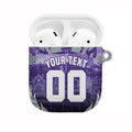 Personalised Fremantle Dockers Football AirPods Case Anime Warrior Manga Style Lightning Bolt Cityscape