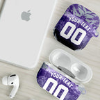 Personalised Fremantle Dockers Football AirPods Case Anime Warrior Manga Style Lightning Bolt Cityscape