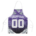 Personalised Fremantle Dockers Football Apron Anime Warrior Manga Style Lightning Bolt Cityscape