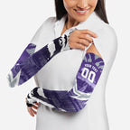 Personalised Fremantle Dockers Football Arm Sleeves Anime Warrior Manga Style Lightning Bolt Cityscape