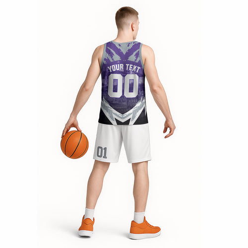 Personalised Fremantle Dockers Football Basketball Jersey Anime Warrior Manga Style Lightning Bolt Cityscape