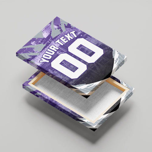 Personalised Fremantle Dockers Football Canvas Wall Art Anime Warrior Manga Style Lightning Bolt Cityscape