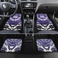 Personalised Fremantle Dockers Football Car Mats Anime Warrior Manga Style Lightning Bolt Cityscape