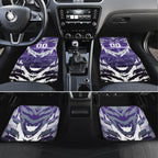 Personalised Fremantle Dockers Football Car Mats Anime Warrior Manga Style Lightning Bolt Cityscape