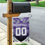 Personalised Fremantle Dockers Football Garden Flag Anime Warrior Manga Style Lightning Bolt Cityscape