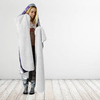 Personalised Fremantle Dockers Football Hooded Blanket Anime Warrior Manga Style Lightning Bolt Cityscape