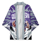 Personalised Fremantle Dockers Football Kimono Anime Warrior Manga Style Lightning Bolt Cityscape