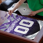 Personalised Fremantle Dockers Football Puzzle Anime Warrior Manga Style Lightning Bolt Cityscape
