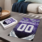 Personalised Fremantle Dockers Football Puzzle Anime Warrior Manga Style Lightning Bolt Cityscape