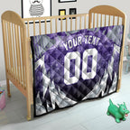 Personalised Fremantle Dockers Football Quilt Anime Warrior Manga Style Lightning Bolt Cityscape