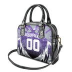 Personalised Fremantle Dockers Football Shoulder Handbag Anime Warrior Manga Style Lightning Bolt Cityscape
