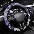 Fremantle Dockers Football Steering Wheel Cover Anime Warrior Manga Style Lightning Bolt Cityscape