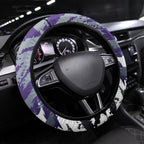 Fremantle Dockers Football Steering Wheel Cover Anime Warrior Manga Style Lightning Bolt Cityscape
