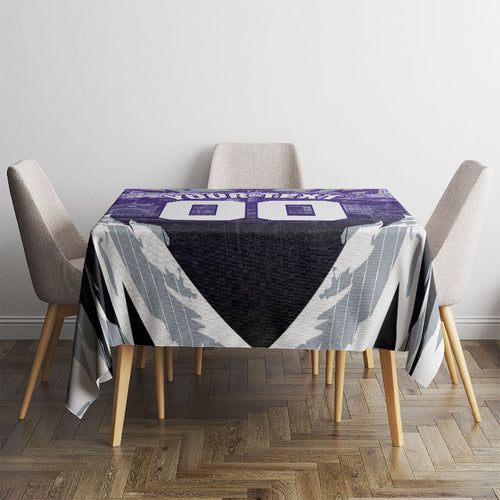 Personalised Fremantle Dockers Football Tablecloth Anime Warrior Manga Style Lightning Bolt Cityscape