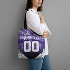 Personalised Fremantle Dockers Football Tote Bag Anime Warrior Manga Style Lightning Bolt Cityscape