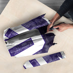 Personalised Fremantle Dockers Football Umbrella Anime Warrior Manga Style Lightning Bolt Cityscape