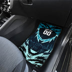 Personalised Port Adelaide Power Football Car Mats Teal Lightning Mascot Charging Cityscape