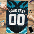 Personalised Port Adelaide Power Football Puzzle Teal Lightning Mascot Charging Cityscape