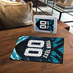 Personalised Port Adelaide Power Football Puzzle Teal Lightning Mascot Charging Cityscape