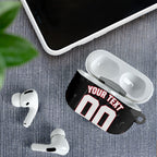 Personalised Essendon Bombers Football AirPods Case Fierce Mosquito Mascot 3D Grunge City Art
