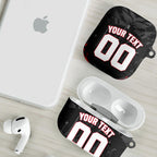 Personalised Essendon Bombers Football AirPods Case Fierce Mosquito Mascot 3D Grunge City Art