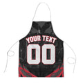 Personalised Essendon Bombers Football Apron Fierce Mosquito Mascot 3D Grunge City Art